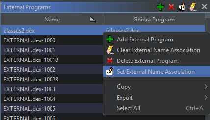 External Programs