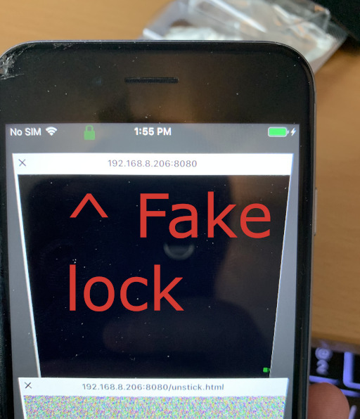 Fake Green lock